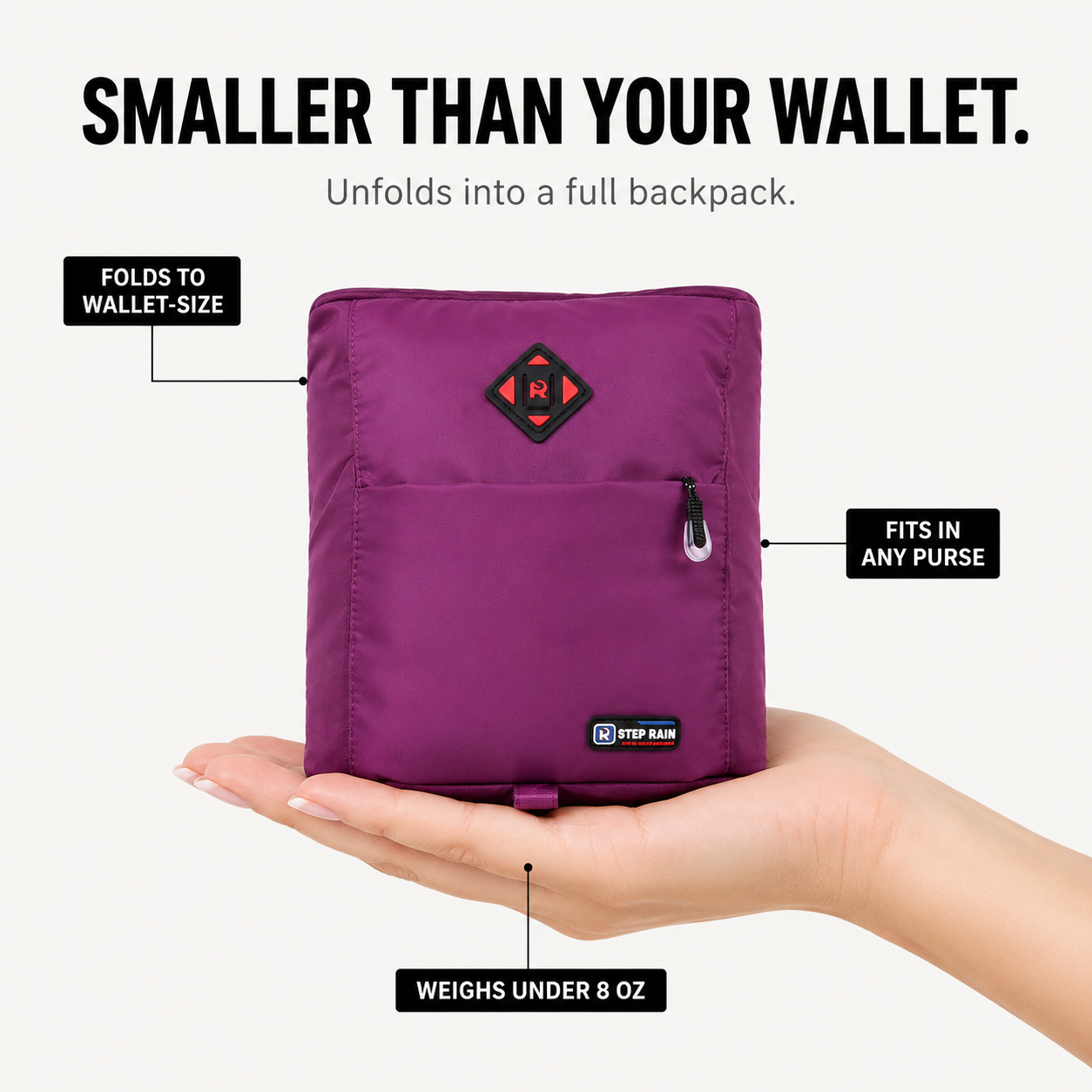 Foldova – Compact Foldable Backpack for Everyday Carry