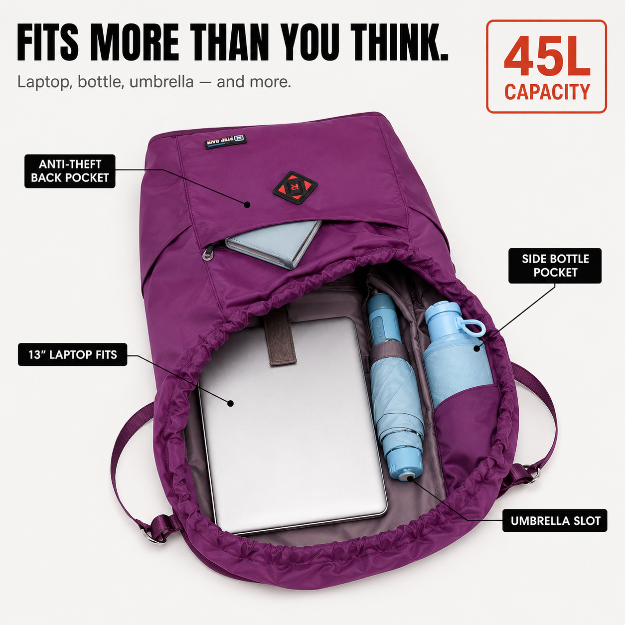 Foldova – Compact Foldable Backpack for Everyday Carry