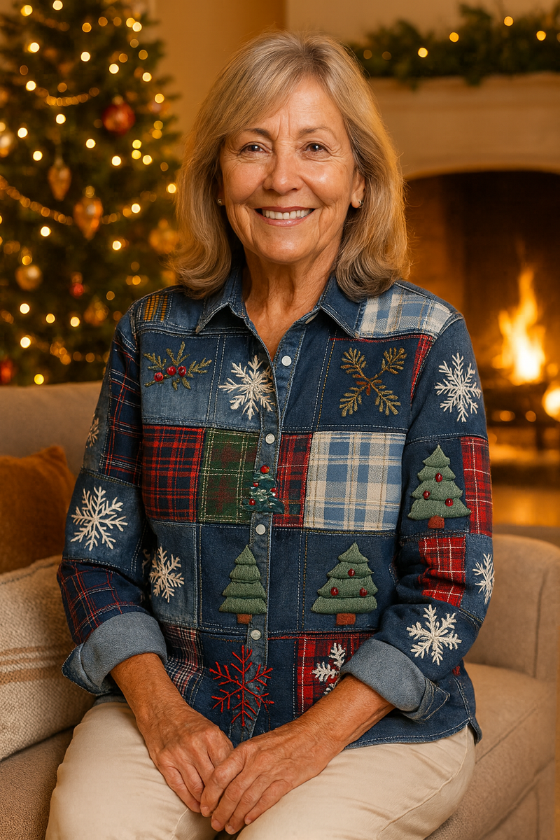 Jamilya - Casual Christmas Blouse