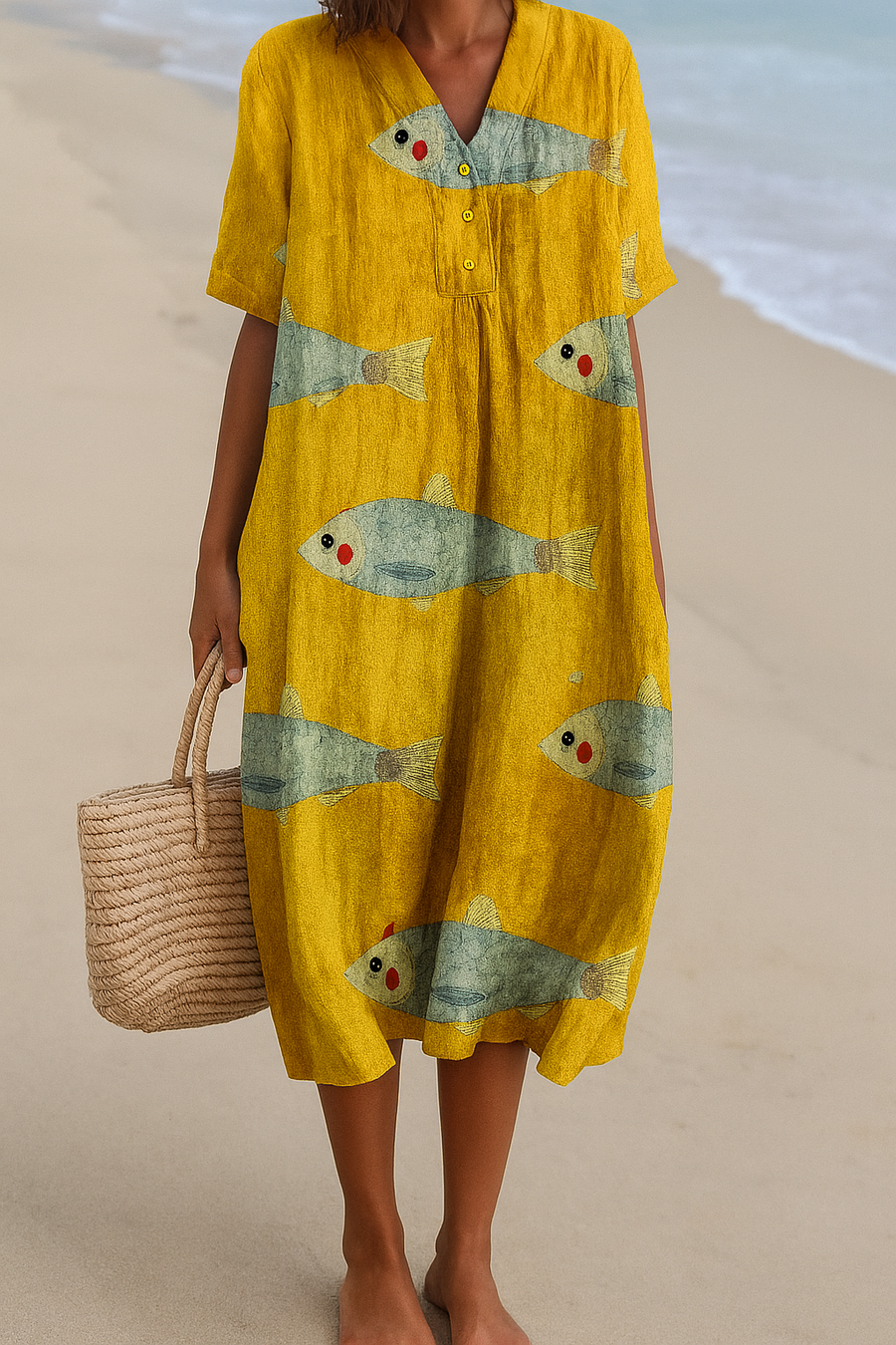 Agnes | Artistically Inspired Cotton Dress