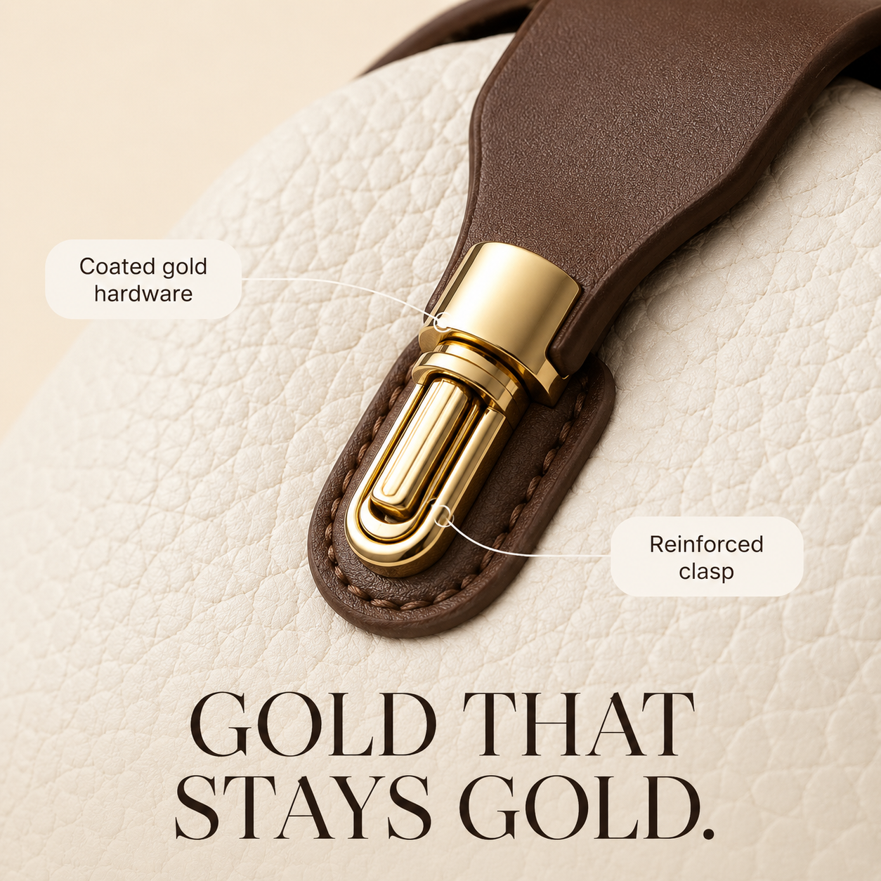 Cola – Two-Tone Leather Handbag for Day to Night