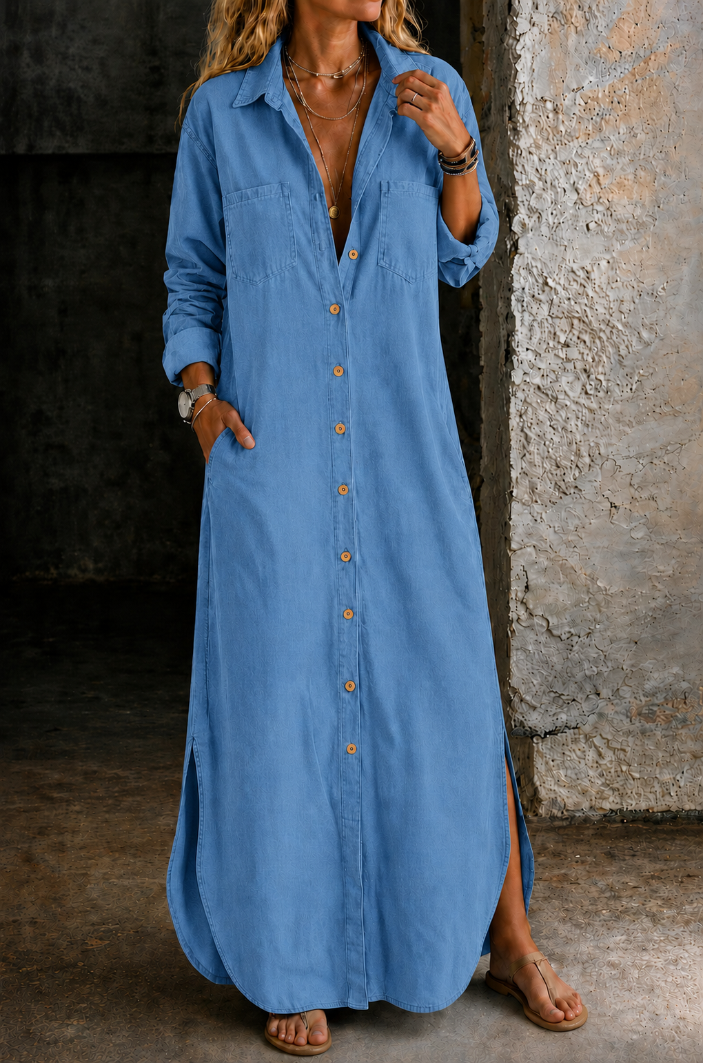 Delana | Button Down Dress