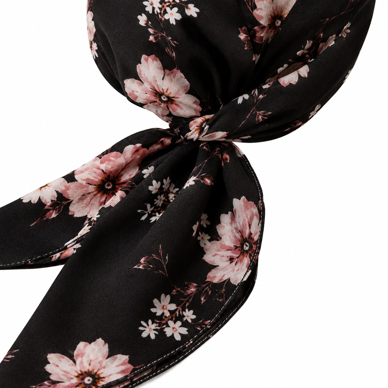 Florenza – Pre-Tied Floral Head Scarf Turban, Soft Elastic, 5 Prints