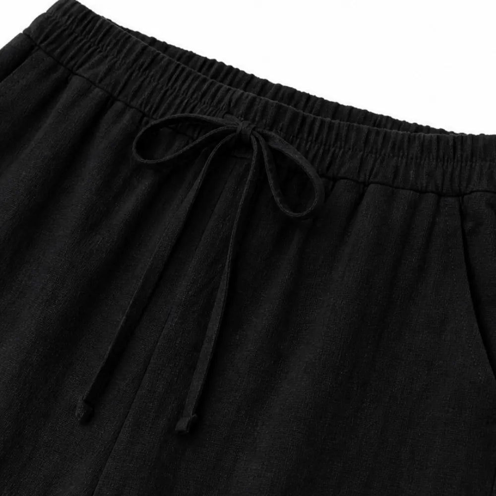 Linovea – Minimalist Sleeveless Top & Wide-Leg Trouser Set for Women