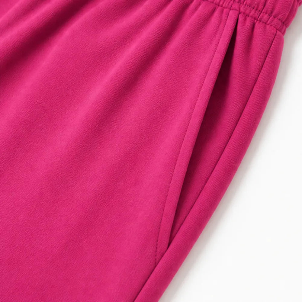 Lounella – Women's Pintucked Lounge Set with Wide-Leg Pants and Pockets