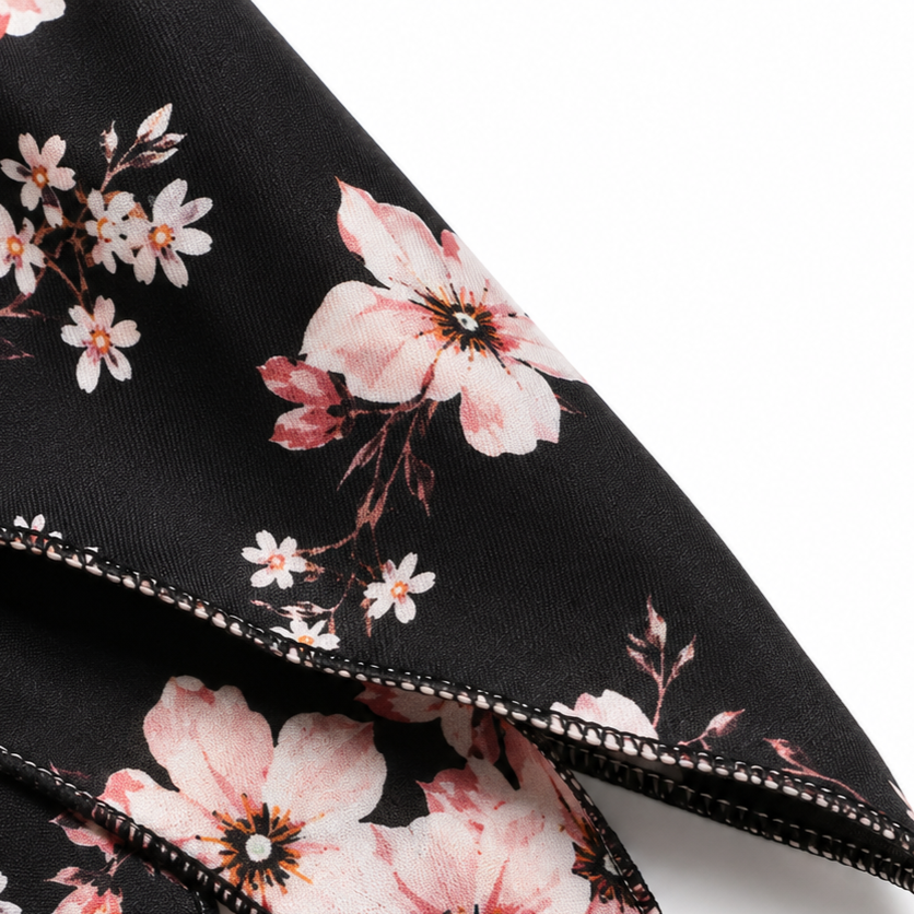 Florenza – Pre-Tied Floral Head Scarf Turban, Soft Elastic, 5 Prints
