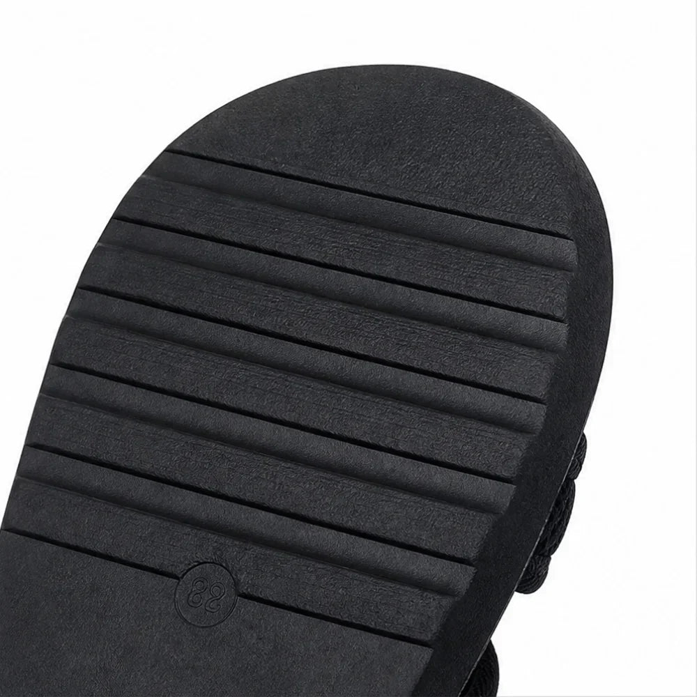 Breezely – Breathable Mesh Slide Sandals for Wide Feet, Open Toe Comfort