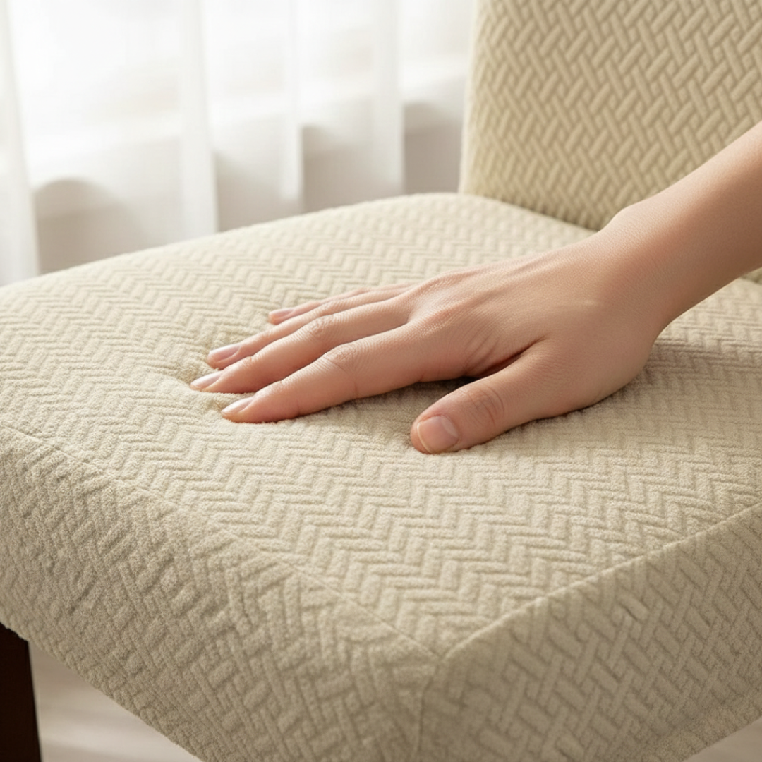 AquaVeil – Waterproof Stretch Chair Cover, Set of 2/4/6