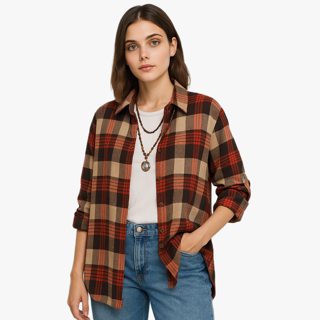 bruna™ | Vintage Casual Blouse