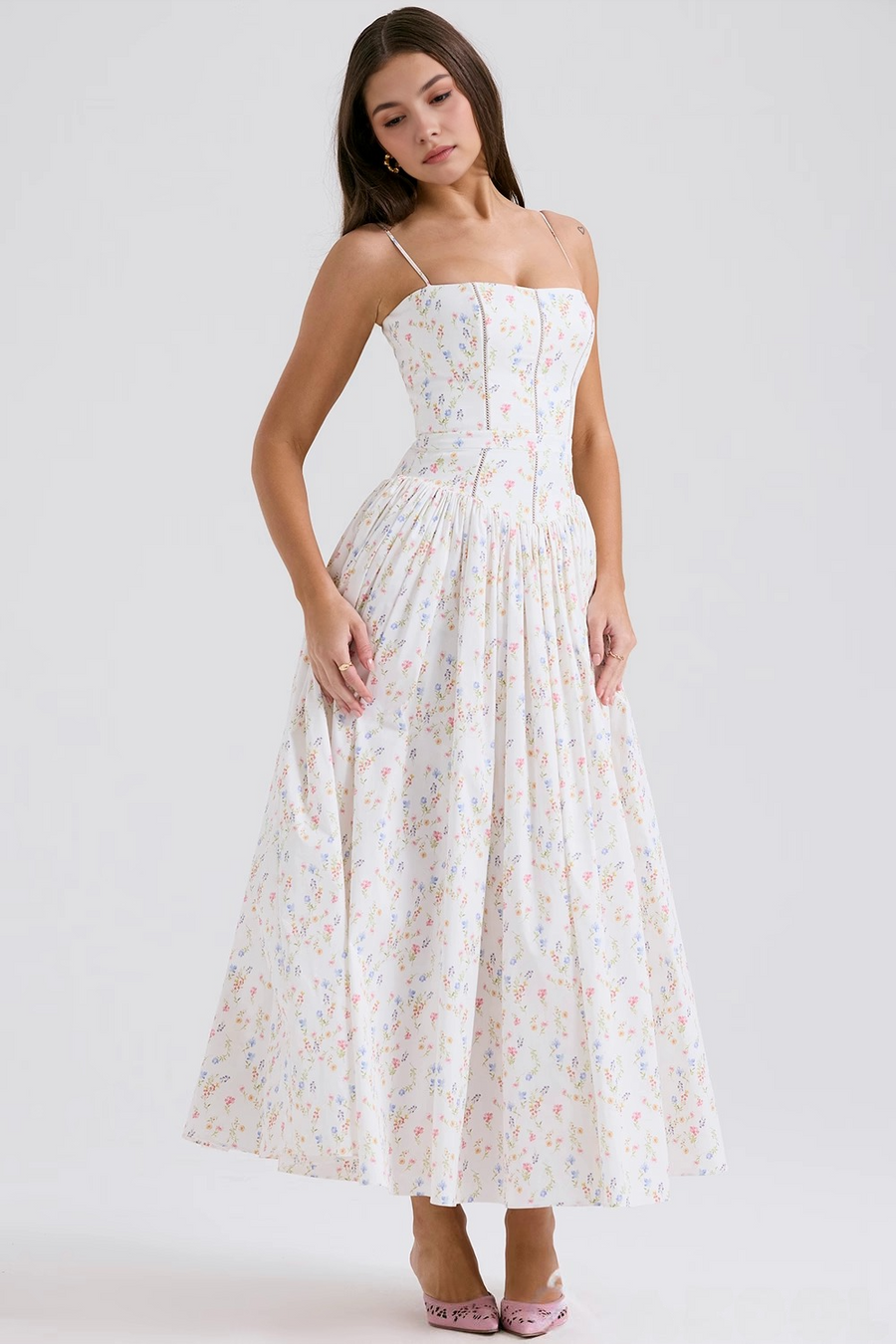 VIOLETTA - Posy Midi Dress