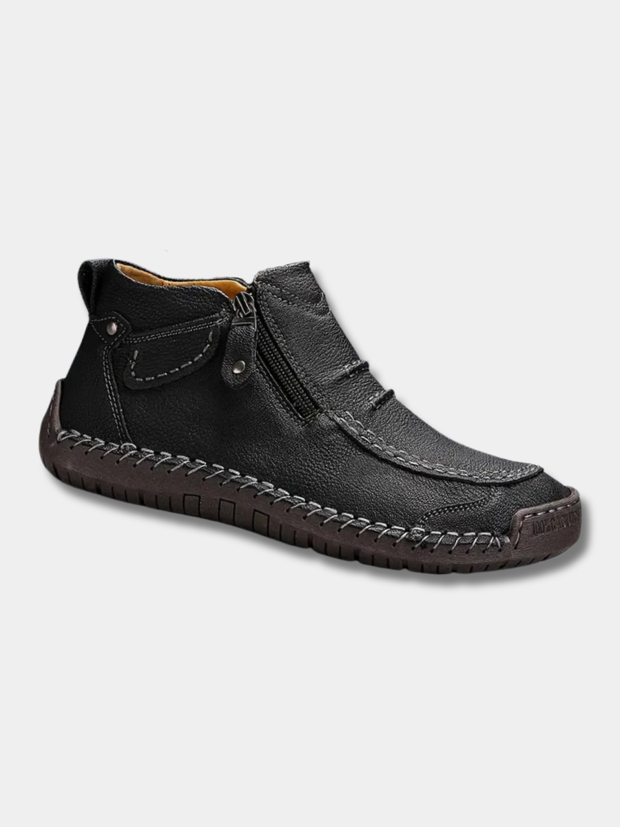 Lyon™ | Handcrafted Zipper Ankle Shoes