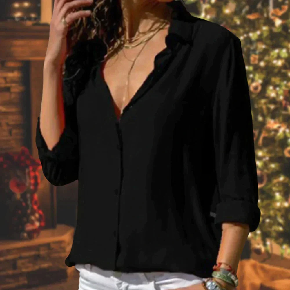 Classic Button-Up Top
