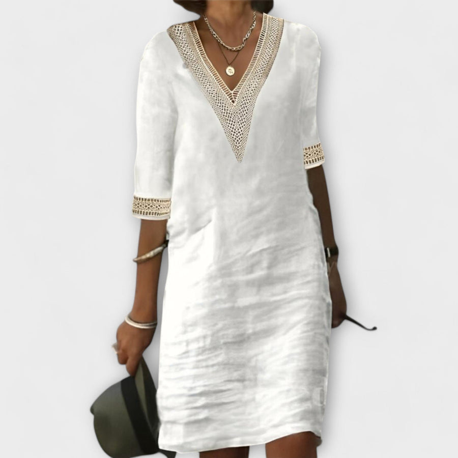 Ariel | Women’s Summer Boho Short Sleeve Dress