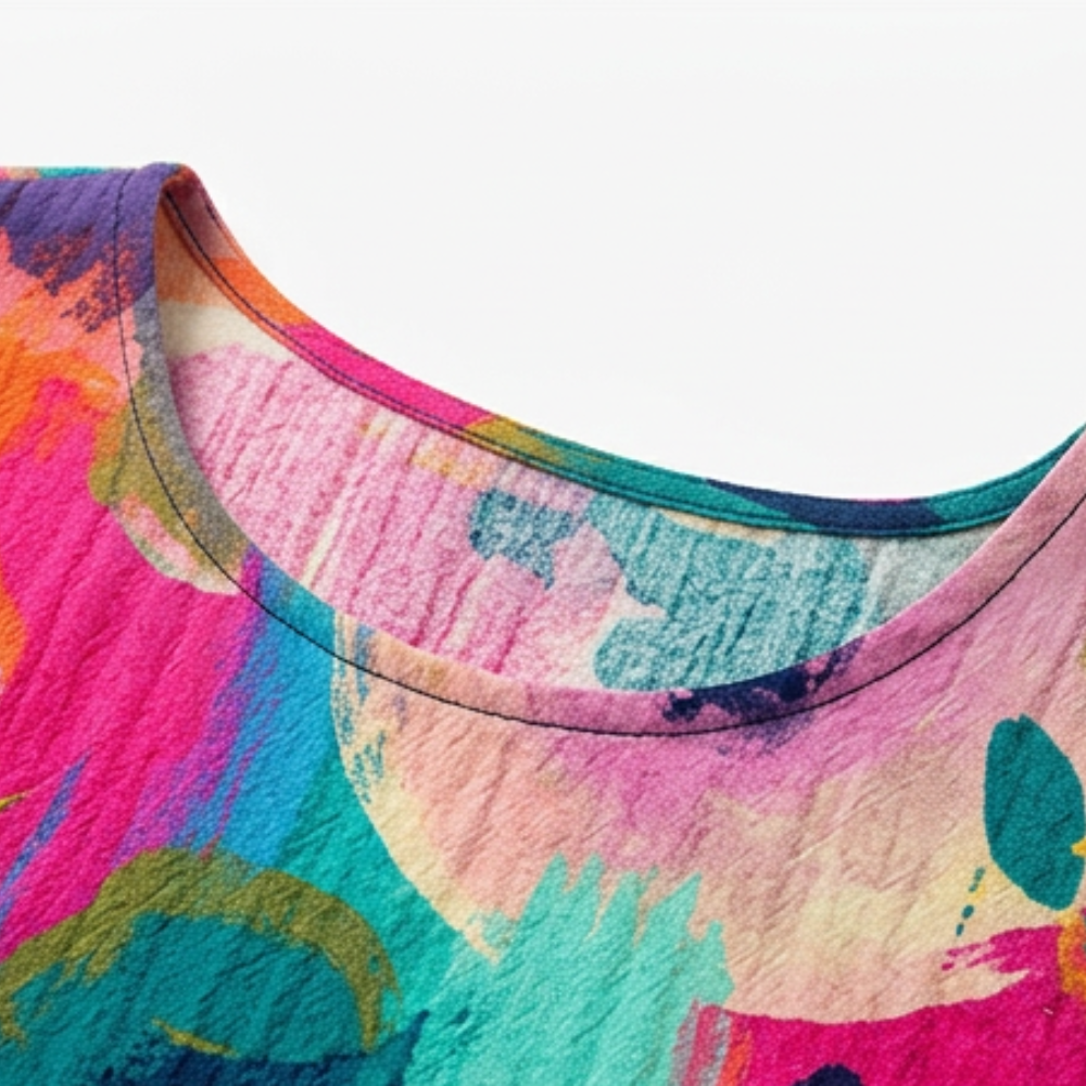 Florenza – Women's Painterly Floral Midi Dress