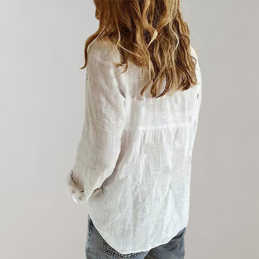 Fortuna™ | Stylish Cotton Blouse