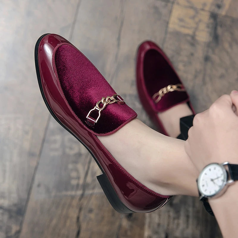 Danielle | Women’s Orthopedic Chain Detail Slip On Loafers