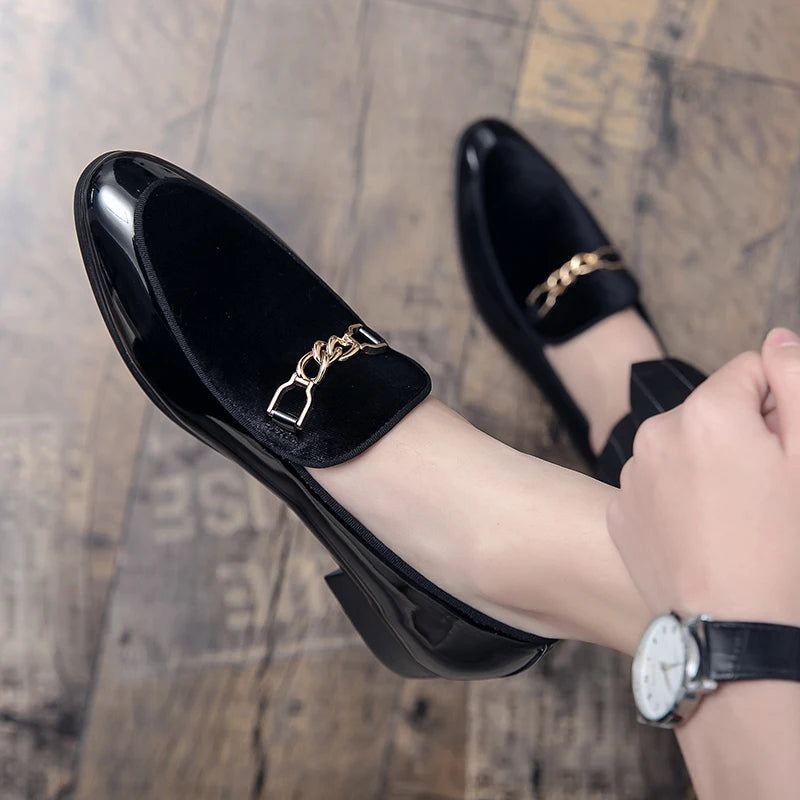 Danielle | Women’s Orthopedic Chain Detail Slip On Loafers