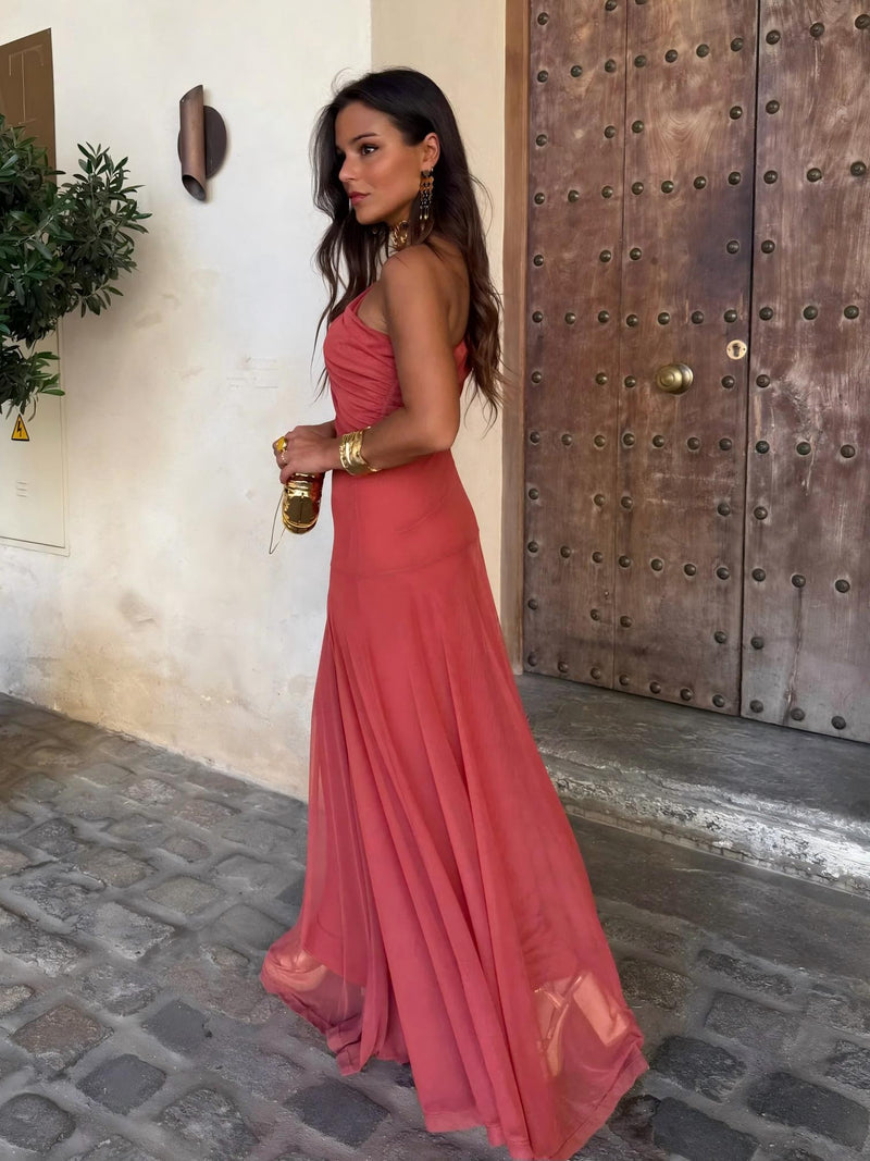 Camila | Elegant Mesh Maxi Dress