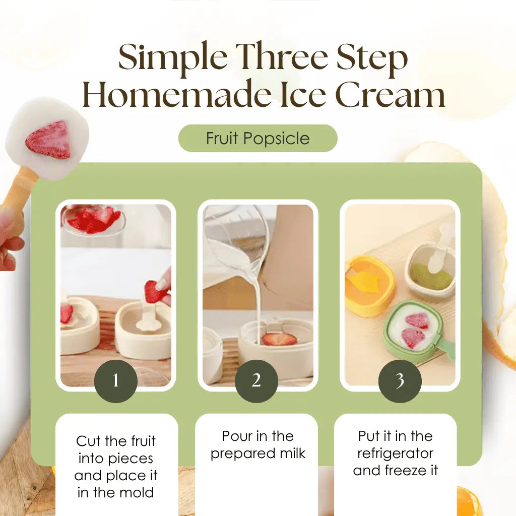 Frozenly - Homemade Popsicle Maker Mold Set