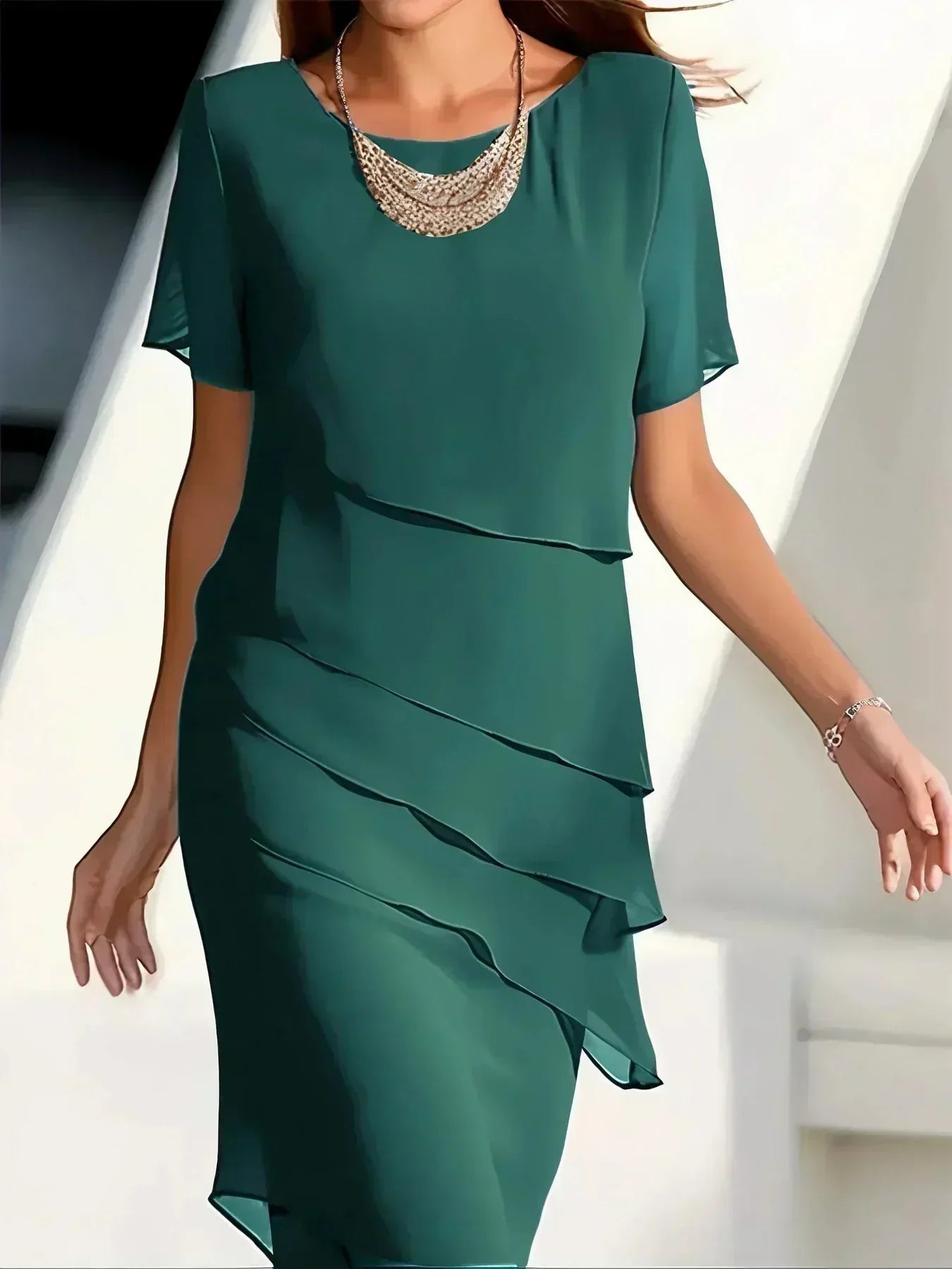 Brielle | Light and Elegant Midi Dress for Spring