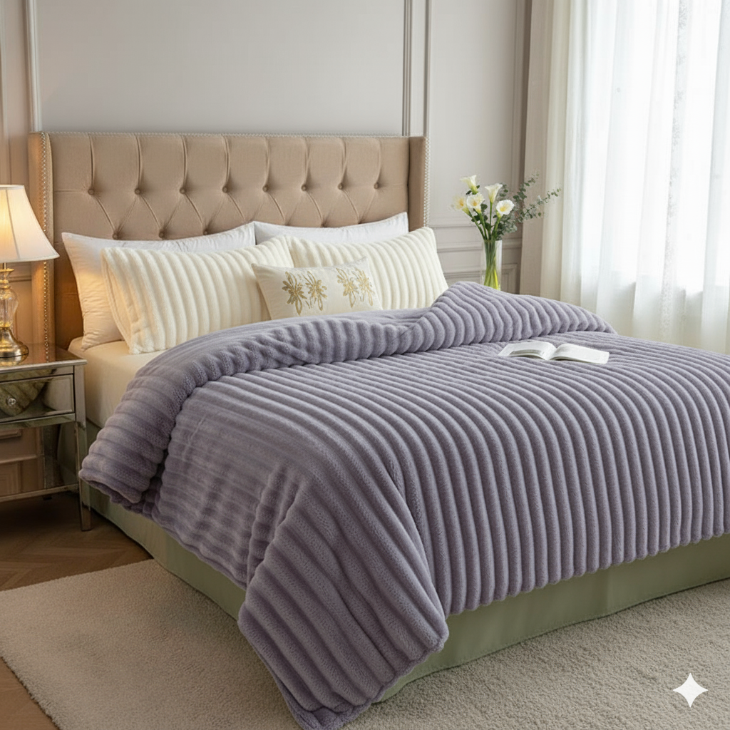 Anori - Rabbit Plush Velour Duvet