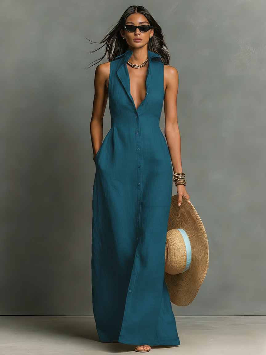 Emery™ Maxi Shirt Dress
