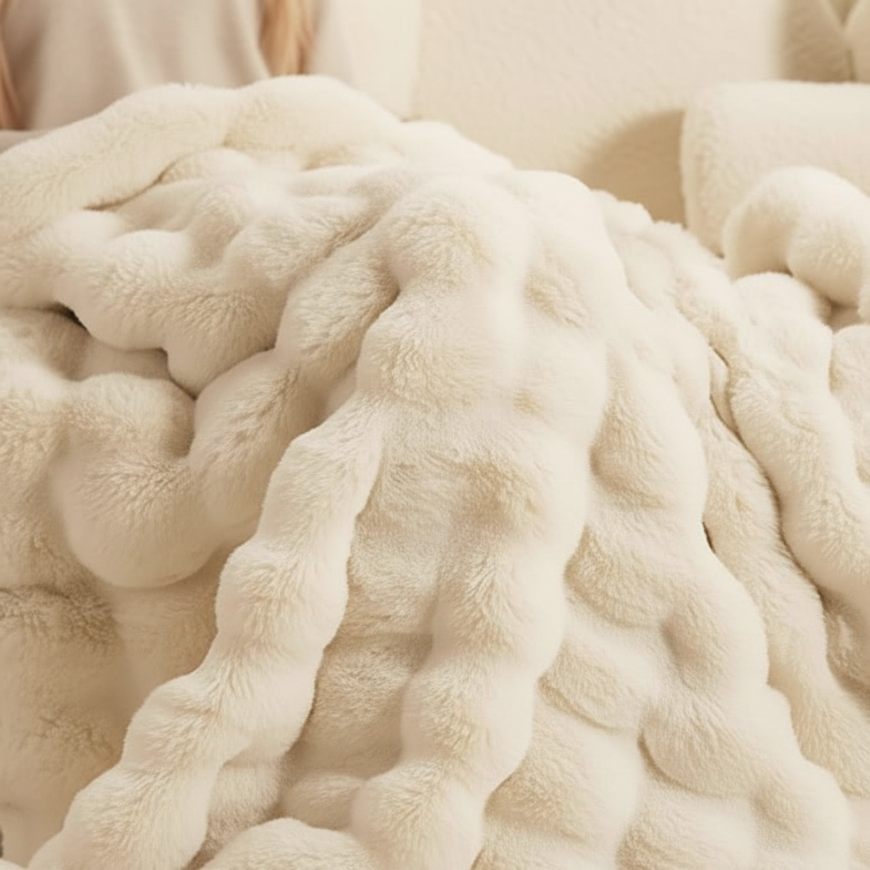 Anori - Rabbit Plush Velour Duvet