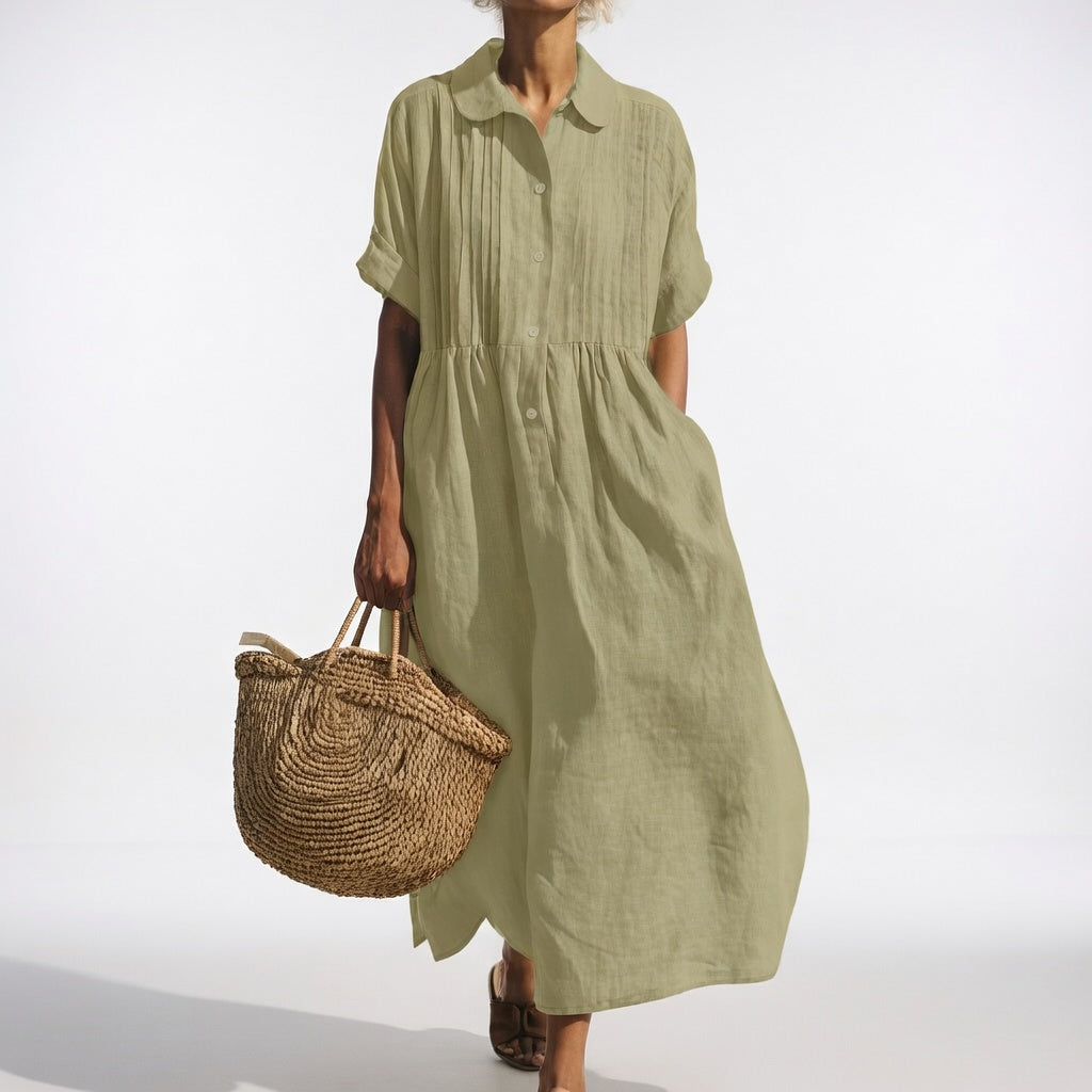 Lysandra™ - Breezy Summer Shirt Dress