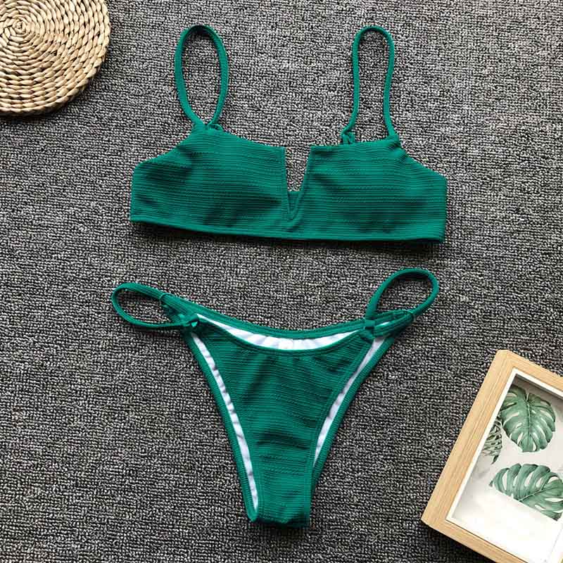 AquaLivv - Brazilian Bikini with V-Neck