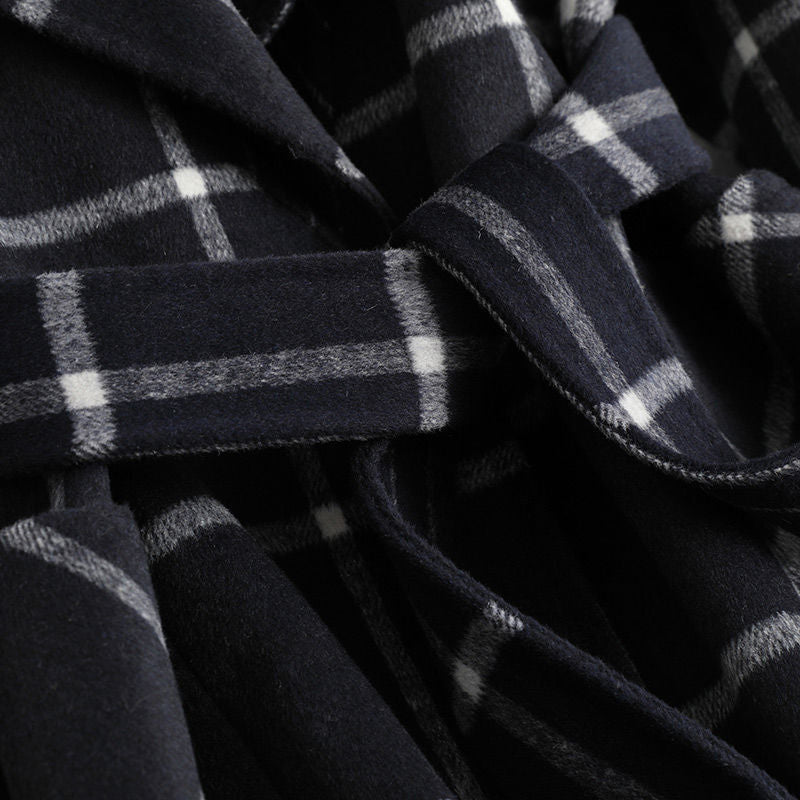 Valeriya™ | Elegant Checked Wool Coat