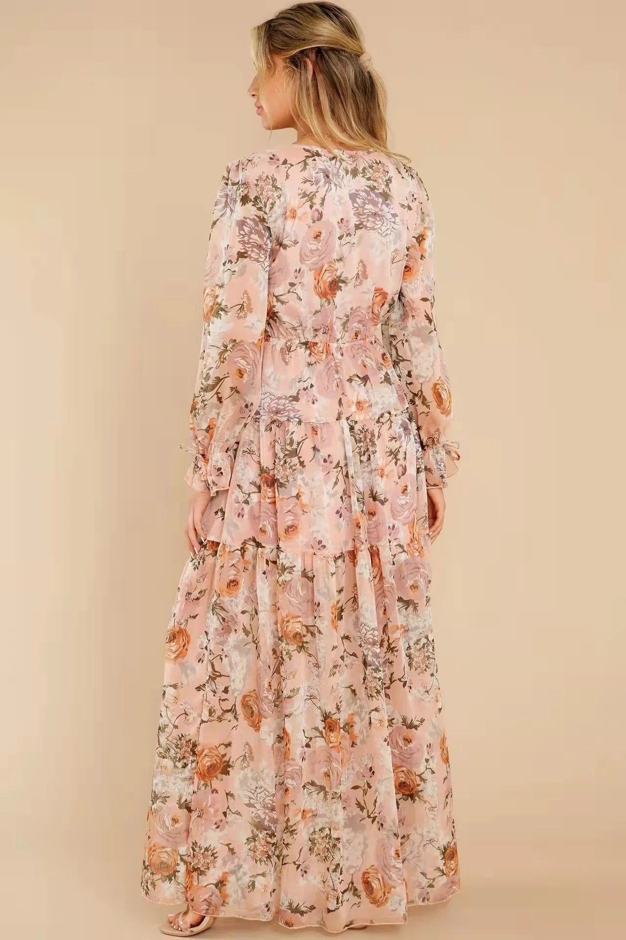 Nancy | Maxi Chiffon Casual Dress