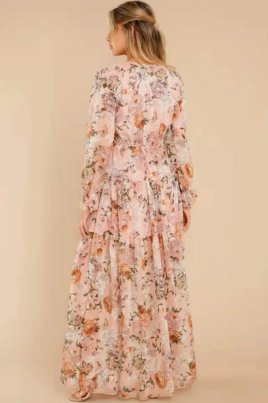 Nancy | Maxi Chiffon Casual Dress