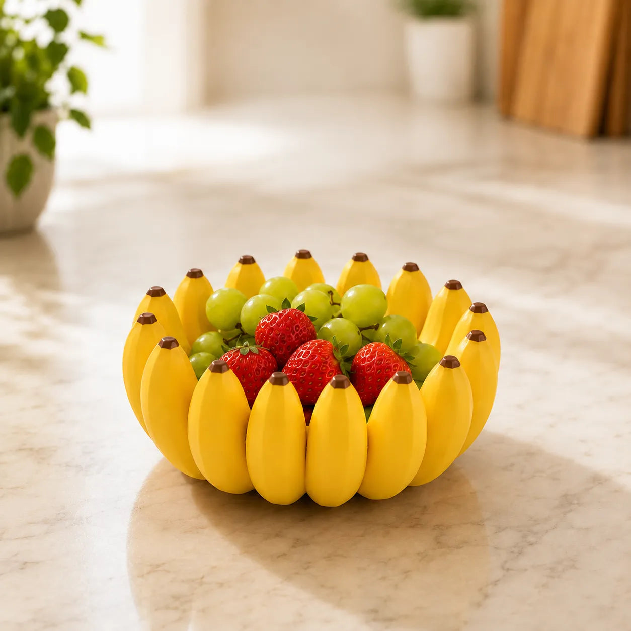 Frutera – Decorative Banana Fruit Bowl for Countertops