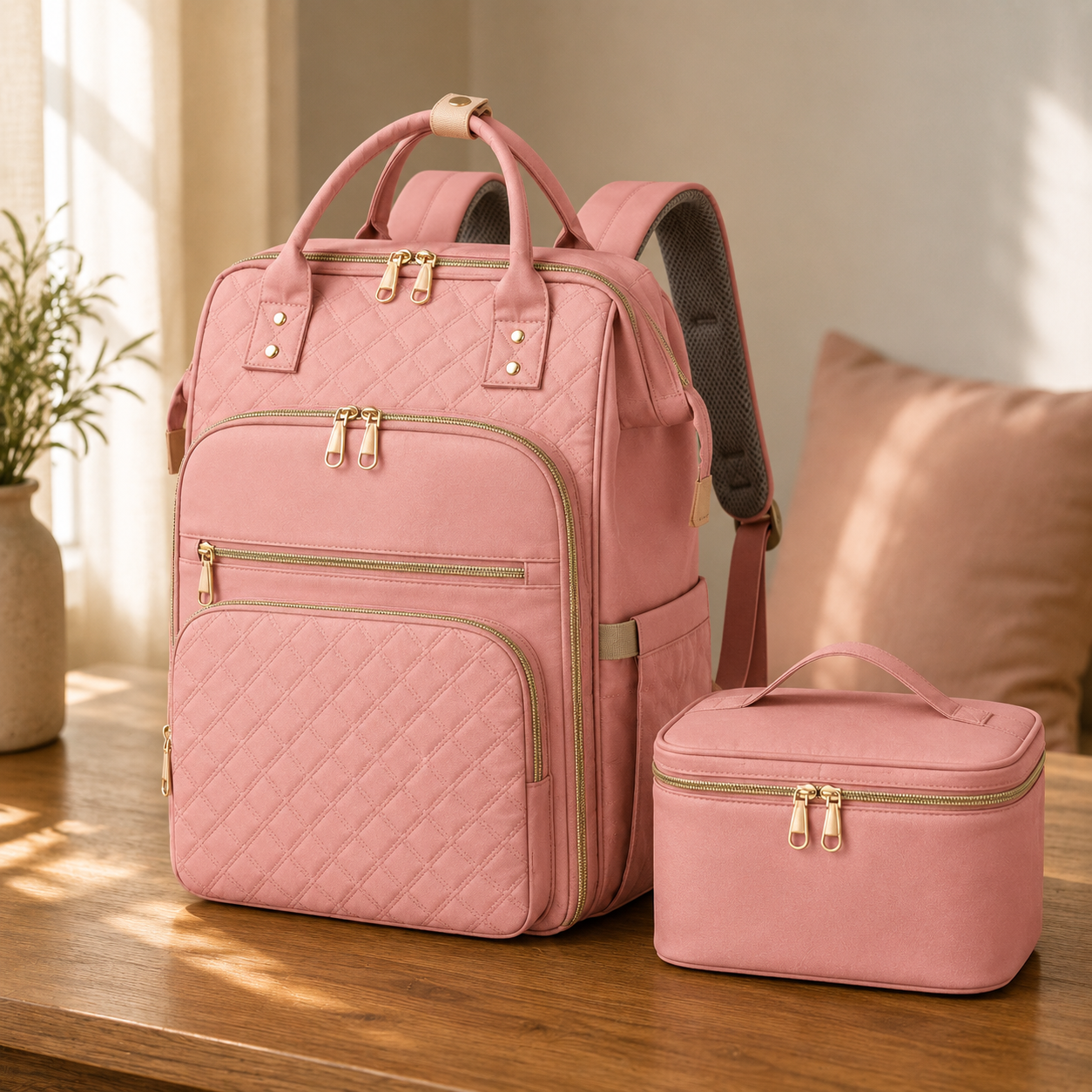 Carryla – Insulated Backpack with Lunch Box, Laptop Sleeve, Waterproof Oxford