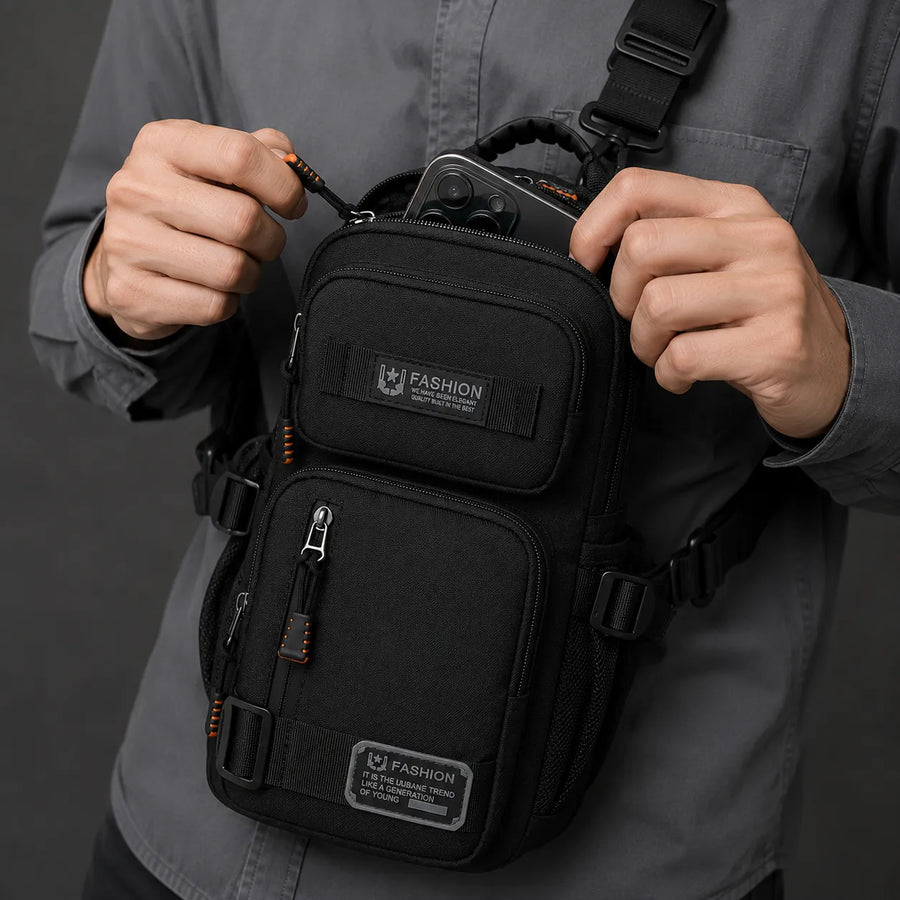 Cargolo – Adjustable Chest Sling Bag Multi-Pockets