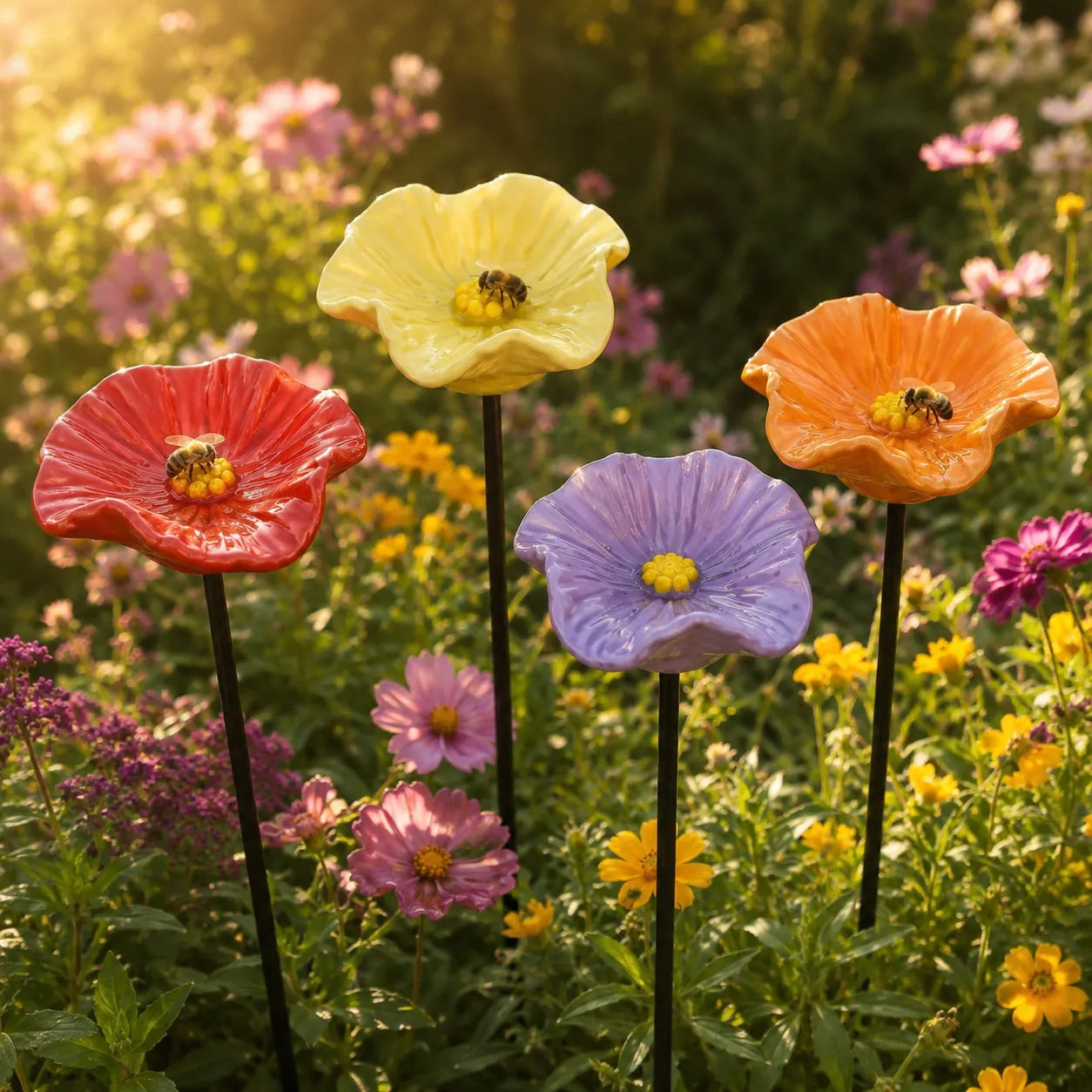 Helgara – Flower Bee & Bird Water Bowls