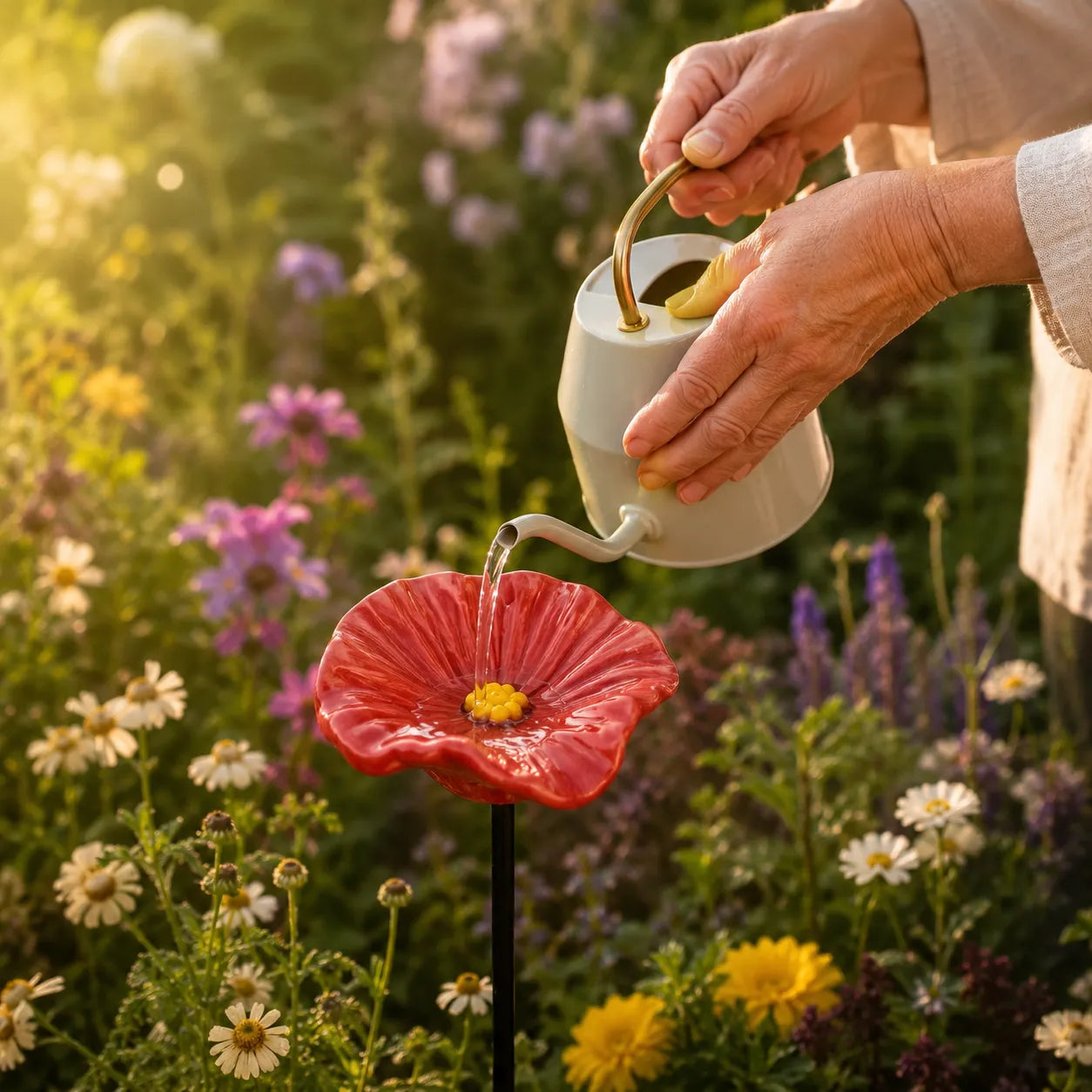 Helgara – Flower Bee & Bird Water Bowls