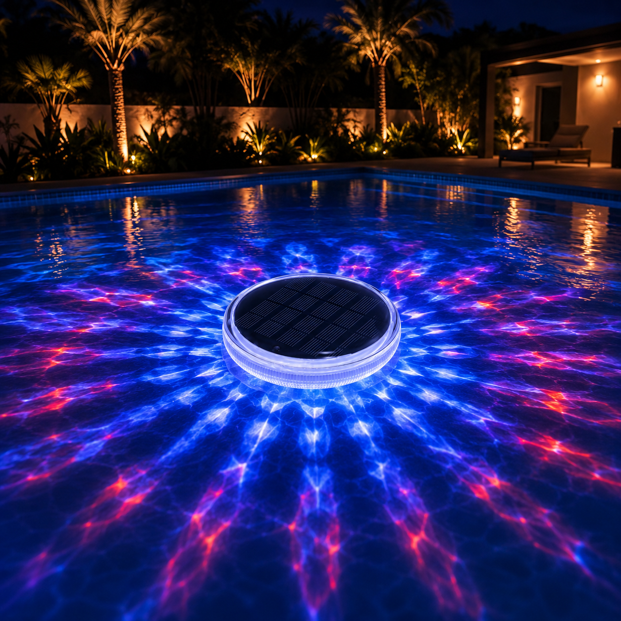 Lunara – Solar Floating Pool Light with Remote and Color Modes