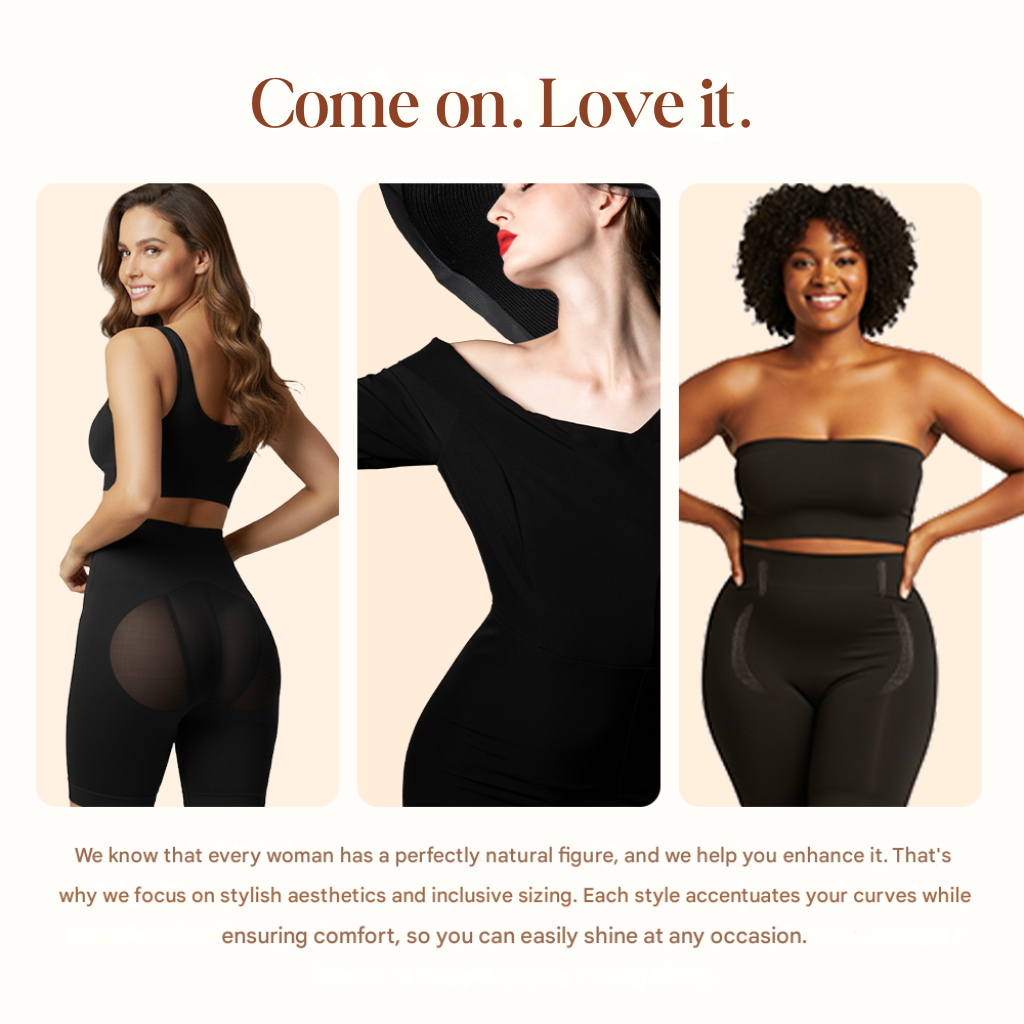 LiftLuxe – High Waist Shaping Shorts with Butt Lift