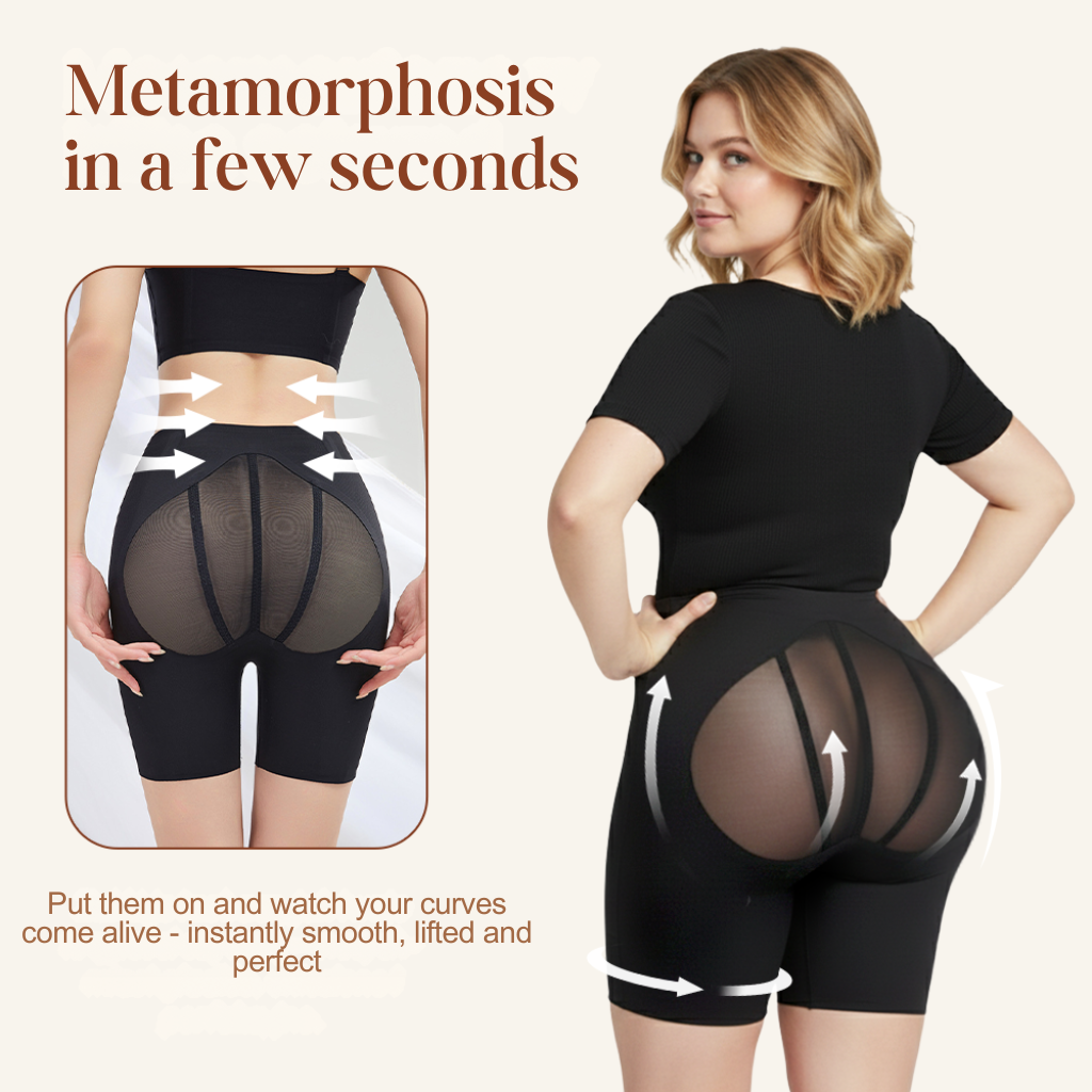 LiftLuxe – High Waist Shaping Shorts with Butt Lift