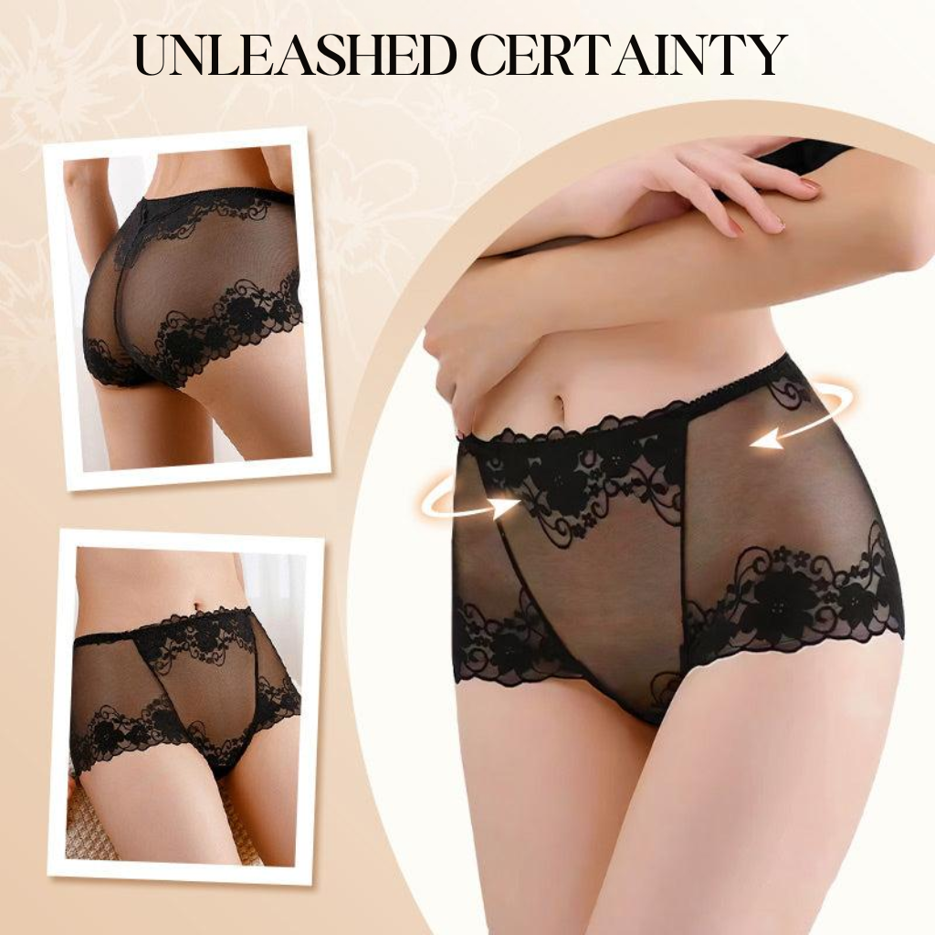 Lunalace - Women's High Waist Lace Panties