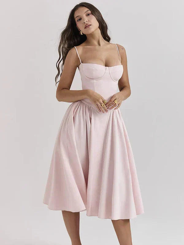 Kiki | Retro Midi Dress