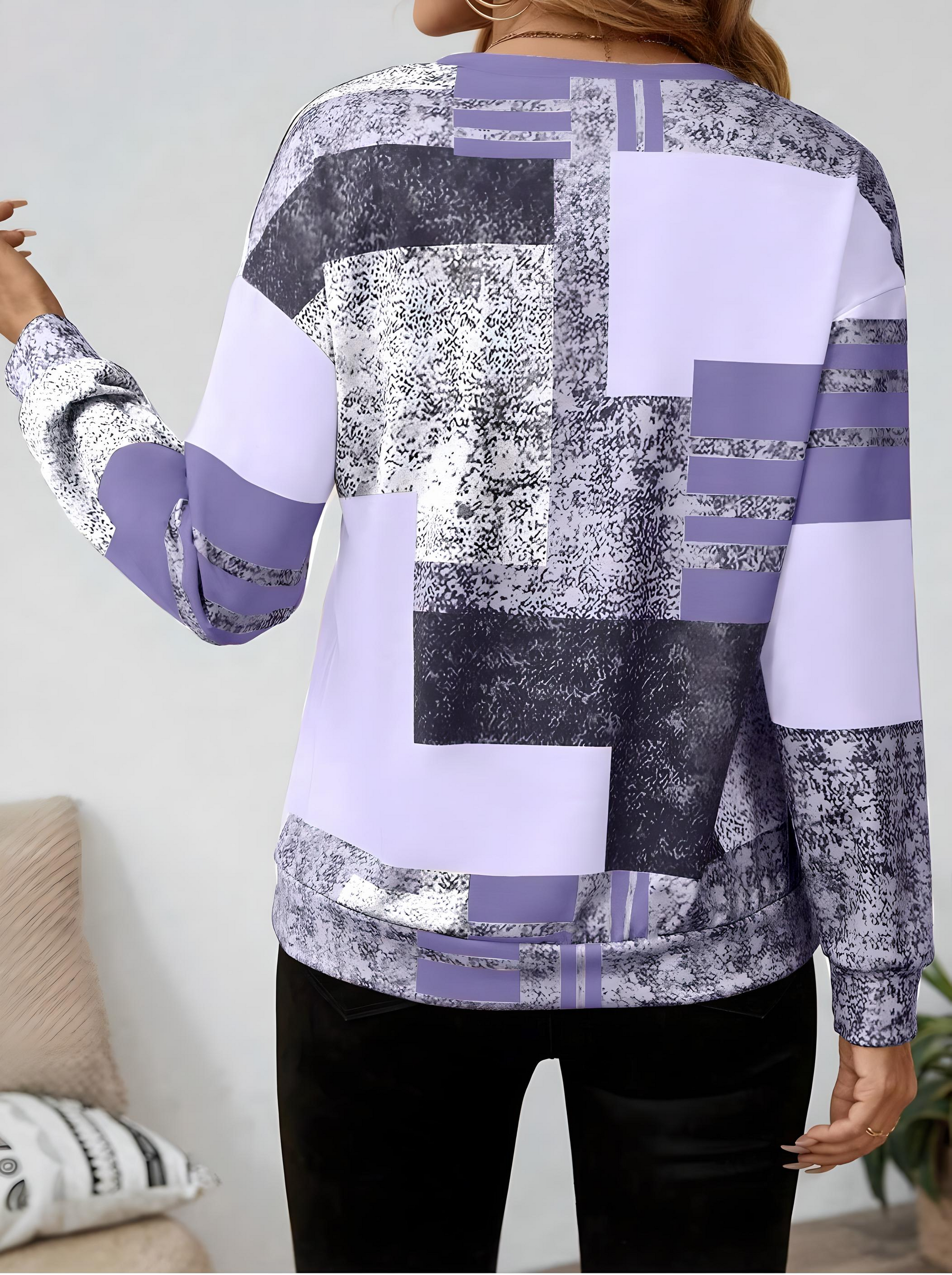 CHANDRIA – MODERN ZIP FRONT BLOUSE
