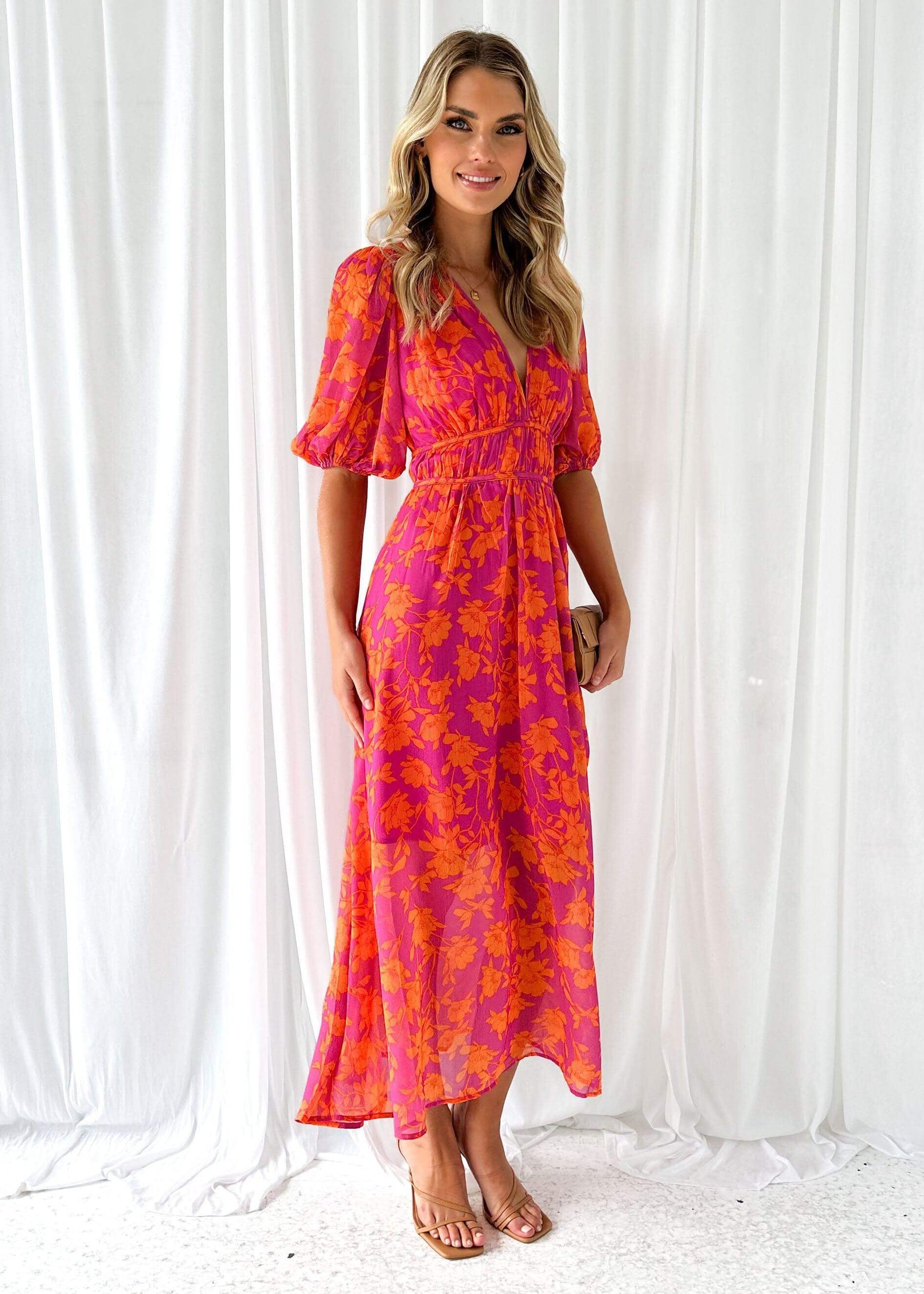 Kathy - Elegant Maxi Dress with V-Neck