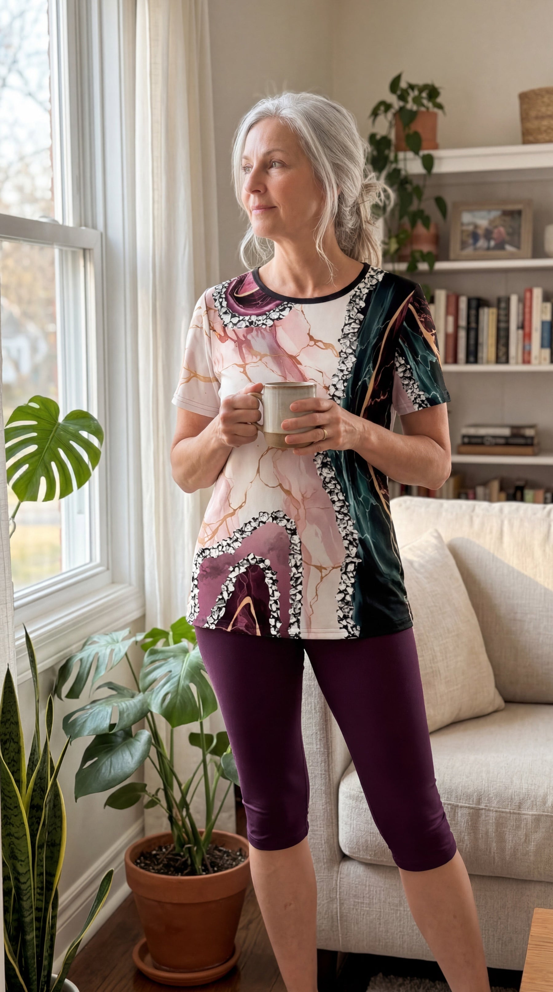 Luna™ | Two-Piece Printed Stretch Set