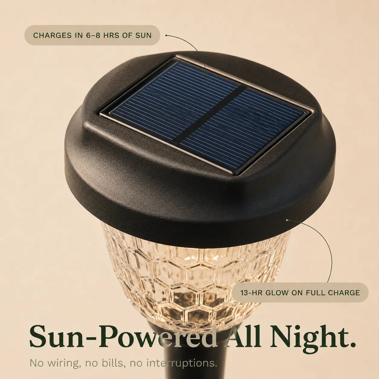 Lumora – Solar Pathway Lights with Color Firework Projection, Waterproof Outdoor Garden Stake Lights
