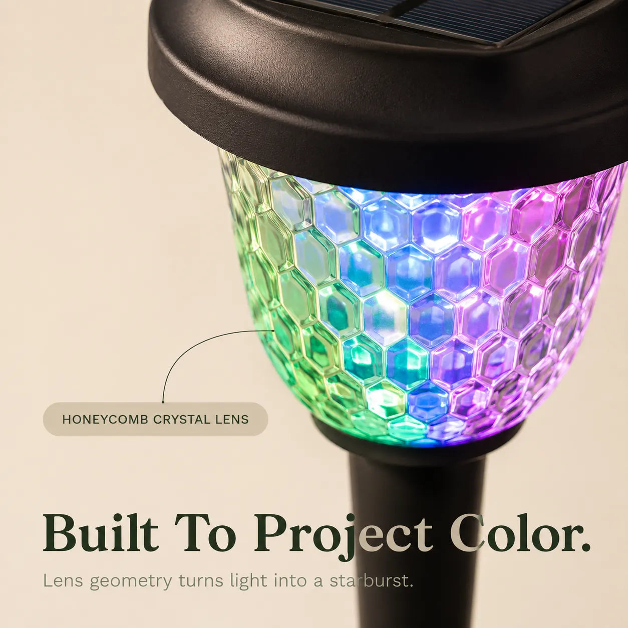 Lumora – Solar Pathway Lights with Color Firework Projection, Waterproof Outdoor Garden Stake Lights
