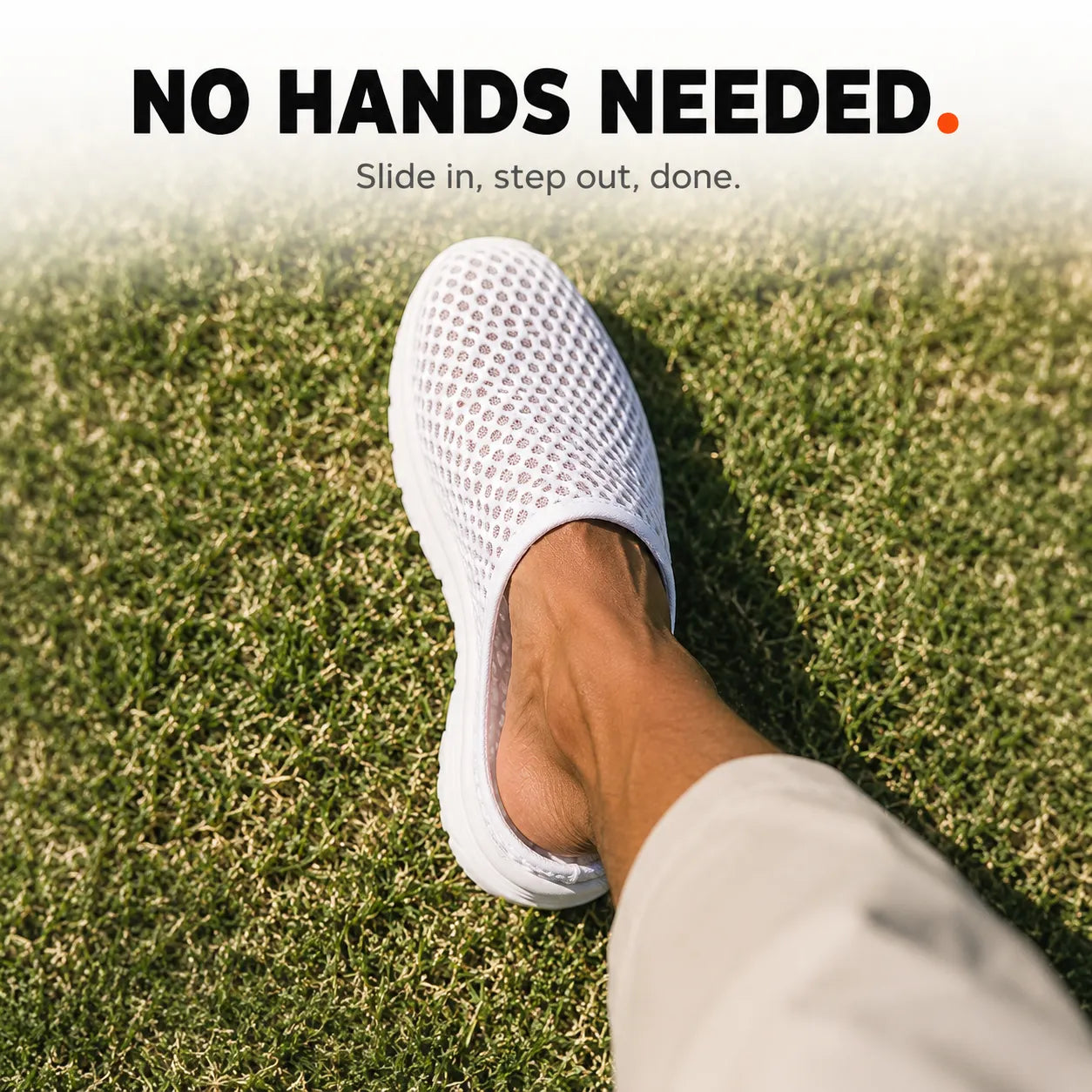 Airstep – Men's Breathable Mesh Slip-On Mules with Cushioned EVA Sole