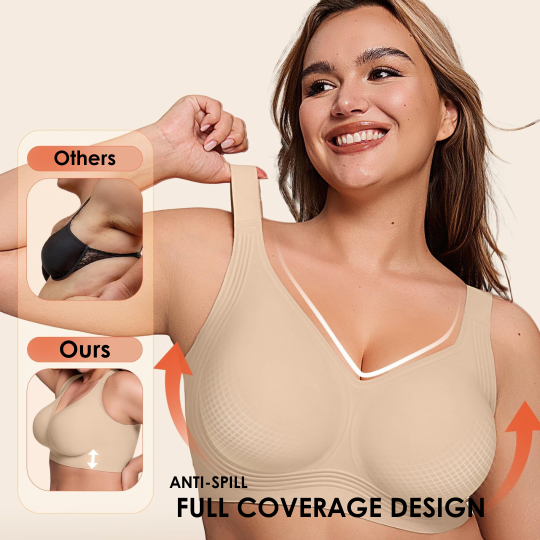 JelliShape - Women's 4 Layer 360° Jelly Strips Wireless Bra