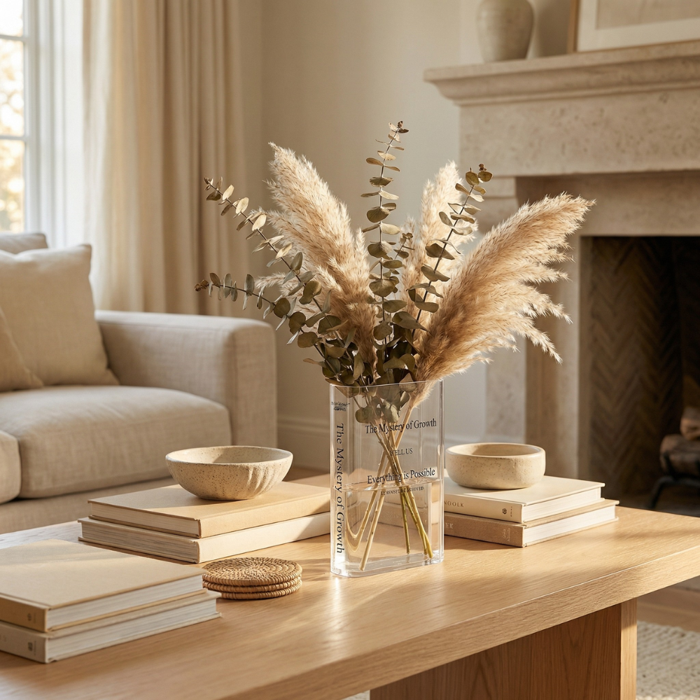 Florenza – Transparent Book Vase for Flowers